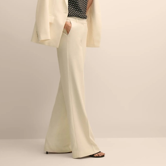 Brooks Brothers Pants - Brooks Brothers Wool Tailored Trousers – Ivory 100% Wool Womens Size 8